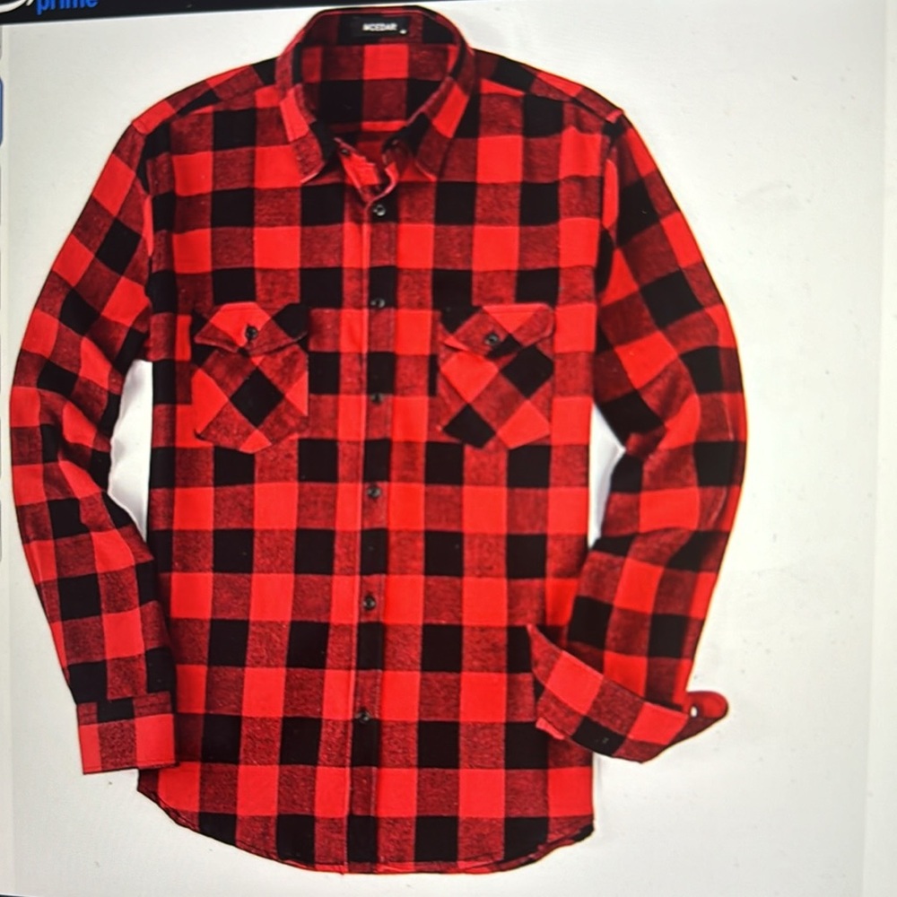 MCEDAR Cotton Plaid Shirt